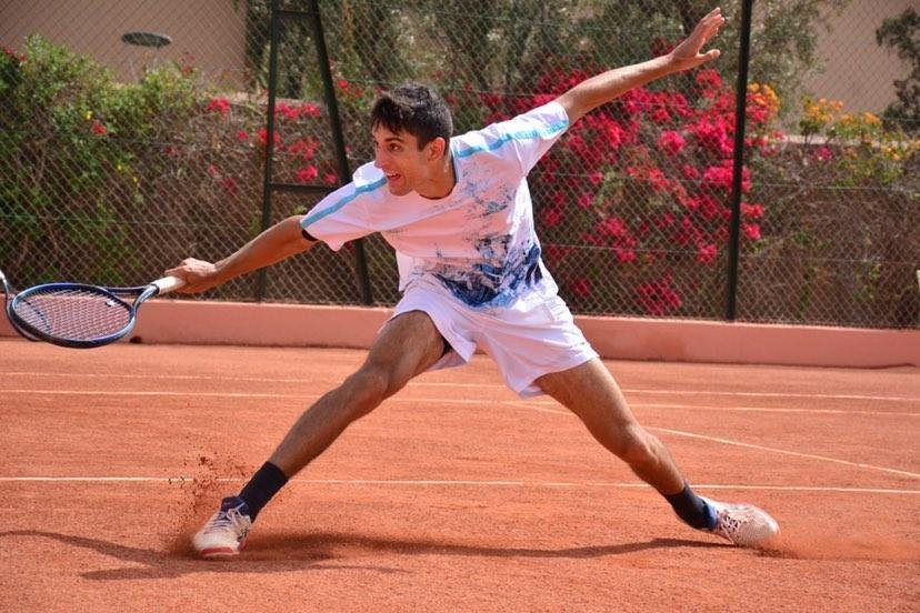 Jugador de ITF y ATP de argentina, tenis profesional Lorenzo Rodriguez y Alessandro Gianessi
